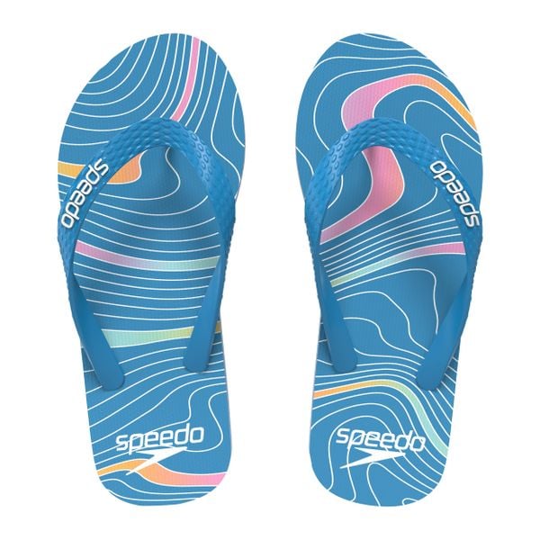 Klapki basenowe antypoślizgowe męskie Speedo Slide. Niebieskie klapki męskie Speedo, z materiału. Za 69.99 zł.