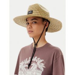 Kapelusz Billabong. Brązowe czapki i kapelusze damskie Billabong, bez wzorów. Za 89.99 zł.