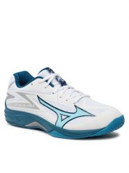 Mizuno Buty halowe Thunder Blade Z V1GA2370 Biały. Białe buty sportowe męskie Mizuno, ze skóry, bez zapięcia. Za 349.99 zł.