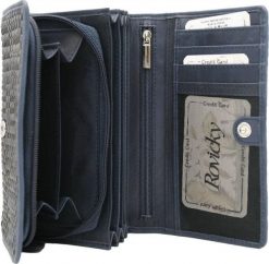 Rovicky Skórzany damski portfel Rovicky R-614-DDW NoSize. Portfele damskie ROVICKY, bez wzorów. Za 181.93 zł.