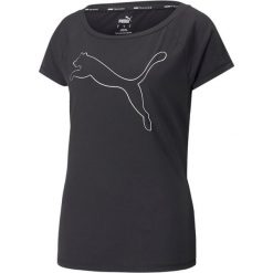 Koszulka fitness damska PUMA Train Favorite Jersey Cat. Czarne koszulki sportowe damskie Puma, s, bez wzorów, z jersey, bez kołnierzyka, bez ramiączek, na fitness i siłownię. Za 105.40 zł.