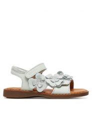 Froddo Sandały Lore Flos G3150272 M Biały. Białe sandały dziewczęce Froddo, ze skóry, bez zapięcia. Za 219.99 zł.