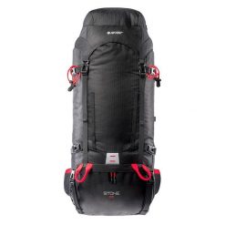 Plecak Turystyczny Unisex Dla Dorosłych Stone 65L. Czarne plecaki damskie Hi-tec, bez wzorów. Za 331.99 zł.