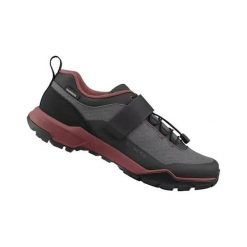 Damskie buty rowerowe EX500W, czarne. Czarne obuwie sportowe damskie Shimano, bez wzorów, z gumy, rowerowe. Za 469.50 zł.