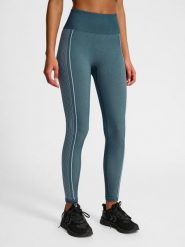 Damskie legginsy bezszwowe Hummel. Brązowe legginsy damskie Hummel, s, bez wzorów, z materiału. Za 179.15 zł.