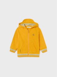 Mayoral Bluza 1423 Pomarańczowy Regular Fit. Brązowe bluzy dla chłopców Mayoral, bez wzorów, z syntetyku, bez ramiączek, bez kaptura. Za 139.99 zł.