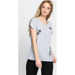Szary T-shirt Getting Over. T-shirty damskie Born2be. Za 49.99 zł.