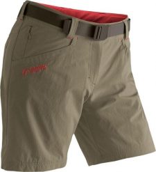 Damskie spodenki turystyczne Maier Sports Lulaka. Brązowe szorty damskie Maier Sports, s, bez wzorów, z materiału. Za 362.50 zł.