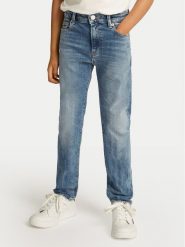 Tommy Hilfiger Jeansy Modern KB0KB09326 Niebieski Straight Fit. Niebieskie jeansy dla chłopców Tommy Hilfiger, z bawełny. Za 199.99 zł.