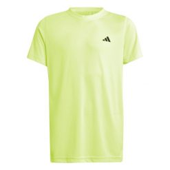 Koszulka dla dzieci adidas B Club. Zielone t-shirty dla chłopców Adidas, bez wzorów, bez ramiączek. Za 136.00 zł.