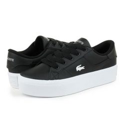 Buty Sportowe Damskie Lacoste Ziane Platform 225 3 Cfa. Czarne obuwie sportowe damskie Lacoste, bez wzorów, tenisowe. Za 338.80 zł.