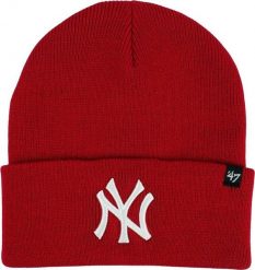 Czapka dla dzieci New York Yankees czerwona B-HYMKR17ACE-RDB-KIDS. Czerwone czapki dla dzieci 47brand, bez wzorów. Za 127.32 zł.
