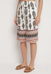 Jasnobeżowe Szorty z Wysokim Stanem i Wzorem Etno Filanetia. Brązowe szorty damskie Born2be, na lato, l, bez wzorów, eleganckie, z podwyższonym stanem. Za 34.99 zł.