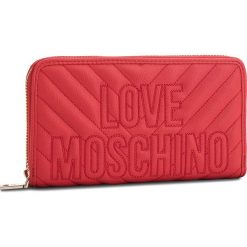 Duży Portfel Damski LOVE MOSCHINO - JC5585PP06KI0500 Rosso. Czerwone portfele damskie Love Moschino, ze skóry ekologicznej. Za 429.00 zł.