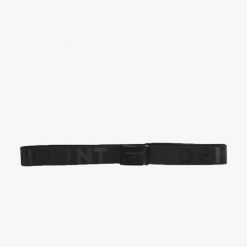 Pasek Swedemount Stretch Belt. Czarne paski damskie SWEDEMOUNT, bez wzorów, z tkaniny. Za 59.99 zł.