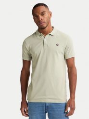 Petrol Industries Polo M-ROS-POL002 Zielony Regular Fit. Zielone koszulki polo męskie Petrol Industries, l, bez wzorów, z bawełny, bez ramiączek. Za 109.99 zł.