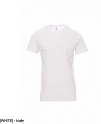 PAYPER - Koszulka t-shirt męski roboczy 100% BAWEŁNA ELASTYCZNA g/m melanż szary M. Szare t-shirty męskie PAYPER, m, bez wzorów, z bawełny, bez kołnierzyka. Za 26.51 zł.