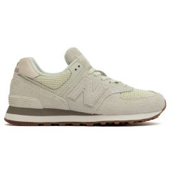 Buty damskie New Balance WL574BLE – zielone. Zielone obuwie sportowe damskie New Balance, bez wzorów. Za 349.99 zł.