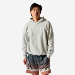 Bluza z kapturem do koszykówki unisex Tarmak NBA. Czarne bluzy sportowe damskie KIPSTA, m, bez wzorów, z bawełny, z kapturem, na fitness i siłownię. Za 149.99 zł.