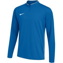 Bluza męska Nike Dri-Fit Park 26 Drill Top. Niebieskie bluzy męskie Nike, m, bez wzorów, z materiału, bez kaptura, na fitness i siłownię, dri-fit (nike). Za 115.99 zł.