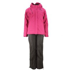 Strój narciarski dla dziewczynki Peak Mountain Gazly. Czerwone buty zimowe dziewczęce Peak Mountain, bez wzorów, bez zapięcia. W wyprzedaży za 501.00 zł.