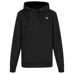 Bluza tenisowa męska Victor V-23400 C. Czarne bluzy męskie Victor, m, bez wzorów, z bawełny, z kapturem, tenisowe. Za 265.85 zł.
