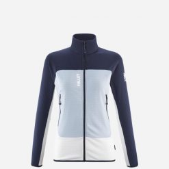Bluza damska polarowa MILLET W Fusion Grid Jkt szary. Białe bluzy damskie Millet, xl, bez wzorów, z polaru, bez kaptura. Za 679.00 zł.