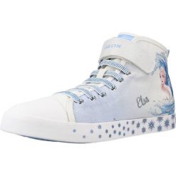 Buty GEOX JR CIAK GIRL D Biały. Białe obuwie sportowe damskie Geox, bez wzorów, z tkaniny, na fitness i siłownię. Za 233.99 zł.
