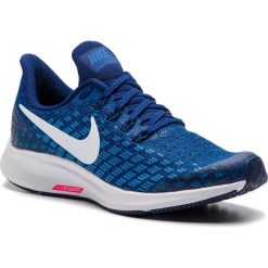 Buty NIKE - Air Zoom Pegasus 35 (GS) AH3482 404 Indigo Force/White/Photo Blue. Niebieskie obuwie sportowe damskie marki Nike, z materiału. Za 359.00 zł.