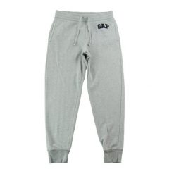 Second life - Spodnie dresowe męskie Logo Joggers szare - Jak nowy. Szare spodnie sportowe męskie GAP, l, bez wzorów, z dresówki, do biegania. Za 85.16 zł.