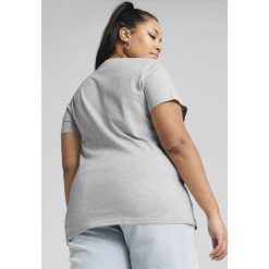 Damska koszulka ESS No. 1 Logo PUMA Light Gray Heather. Czarne koszulki sportowe damskie Puma, l, bez wzorów, z gumy, sportowe, bez kołnierzyka. W wyprzedaży za 64.00 zł.