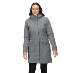 Kurtka uniwersalna damska Regatta Winterparka Romine. Szare kurtki damskie Regatta, uniwersalny, bez wzorów, z syntetyku, bez kaptura. W wyprzedaży za 345.95 zł.