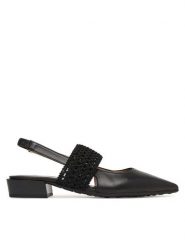 Hispanitas Czółenka HV264778 C001 Czarny. Czarne czółenka damskie Hispanitas, bez wzorów, ze skóry, bez obcasa, bez zapięcia. Za 609.99 zł.