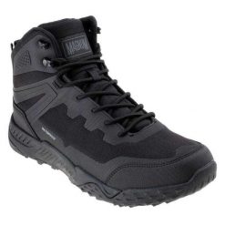 Buty bushcraft męskie Magnum Bondsteel MID WP. Czarne trekkingi męskie MAGNUM, trekkingowe. Za 464.93 zł.