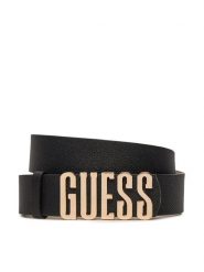 Guess Pasek Damski Meridian (BG) Belts BW9113 P4235 Czarny. Czarne paski damskie Guess, z aplikacjami, ze skóry. Za 299.99 zł.