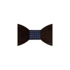 Mucha męska drewniana EM Men's Accessories. Brązowe krawaty i muchy Em men's accessories, z materiału, wizytowe. Za 129.99 zł.
