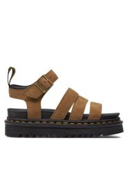 Dr. Martens Sandały Blaire 31735439 Brązowy. Brązowe klapki damskie Dr. Martens, bez wzorów, ze skóry, bez obcasa, na płaskiej podeszwie, bez zapięcia. Za 399.99 zł.