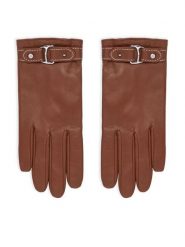 LAUREN RALPH LAUREN Rękawiczki 454P23590002 Brązowy. Brązowe czapki i kapelusze damskie Lauren Ralph Lauren, bez wzorów, z dzianiny. Za 689.99 zł.