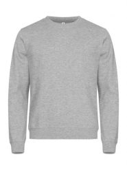 Clique Miami Roundneck – unisex bluza z mieszanki bawełnianej. Szare bluzy męskie CLIQUE, xl, bez wzorów, z bawełny, bez kaptura. Za 163.55 zł.