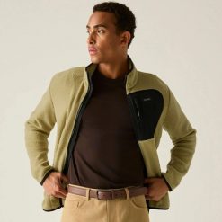 Męska bluza polarowa Frankie Borg z zamkiem błyskawicznym. Białe bluzy męskie Regatta, m, bez wzorów, z materiału, bez kaptura. Za 299.99 zł.