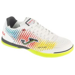 Buty halowe do piłki nożnej męskie, Top Flex 25 TOPS IN. Białe buty sportowe męskie Joma, bez zapięcia, do piłki nożnej. Za 329.99 zł.