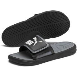 Klapki Puma Royalcat Comfort, Mężczyźni. Czarne klapki męskie Puma, z materiału. Za 165.72 zł.