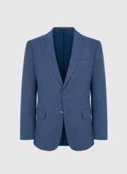 PAKO LORENTE – Niebieska marynarka męska. Niebieskie marynarki męskie Pako Lorente, bez wzorów, z elastanu, casualowe. Za 349.99 zł.