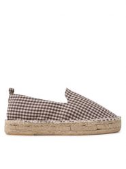Jenny Fairy Espadryle HZF081-01ECO Brązowy. Brązowe espadryle damskie Jenny Fairy, bez wzorów, z materiału, bez obcasa, bez zapięcia. Za 90.99 zł.