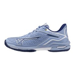 Damskie buty do tenisa Mizuno Wave Exceed Tour CC. Białe obuwie sportowe damskie Mizuno, bez wzorów, tenisowe, mizuno wave. Za 649.00 zł.