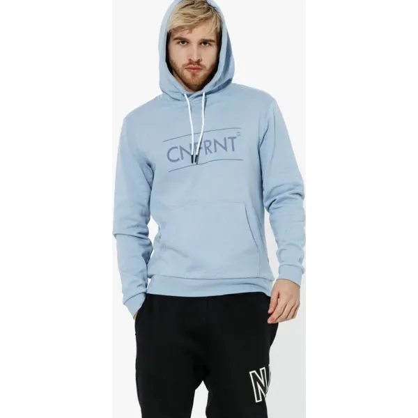 Confront Bluza Big Logo Hoodie , niebieski, rozmiar S. Niebieskie bluzy męskie Confront, m, bez wzorów, z bawełny, z kapturem. W wyprzedaży za 69.99 zł.