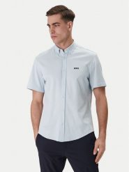 BOSS Koszula ST Motion 50555951 Niebieski Regular Fit. Niebieskie koszule męskie Boss, m, bez wzorów, z bawełny, bez kołnierzyka, bez ramiączek. Za 549.99 zł.