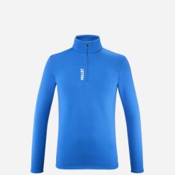 Bluza męska Millet Seneca Fleece Po. Niebieskie bluzy sportowe męskie Millet, m, bez wzorów, bez kaptura, trekkingowe. W wyprzedaży za 382.40 zł.