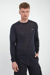Sweter męski lniany AERONAUTICA MILITARE. Swetry przez głowę męskie Aeronautica Militare, m, bez wzorów, ze lnu, bez kołnierzyka. Za 579.00 zł.
