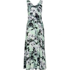 Sukienka bonprix jasny szarozielony z nadrukiem. Zielone sukienki damskie bonprix, z nadrukiem. Za 129.99 zł.